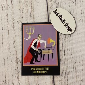 Harveys Modster Mash Halloween Trading Card Collection Phantom of the Phonograph
